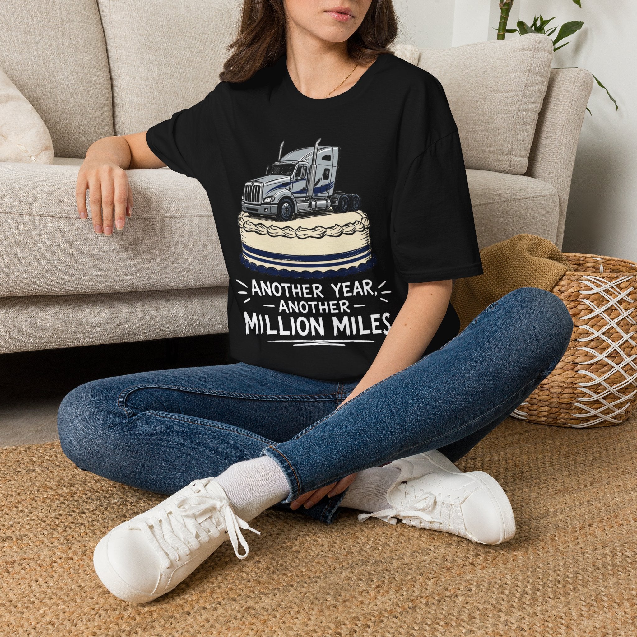 Another Year Another Million Miles | Trucker T-shirt