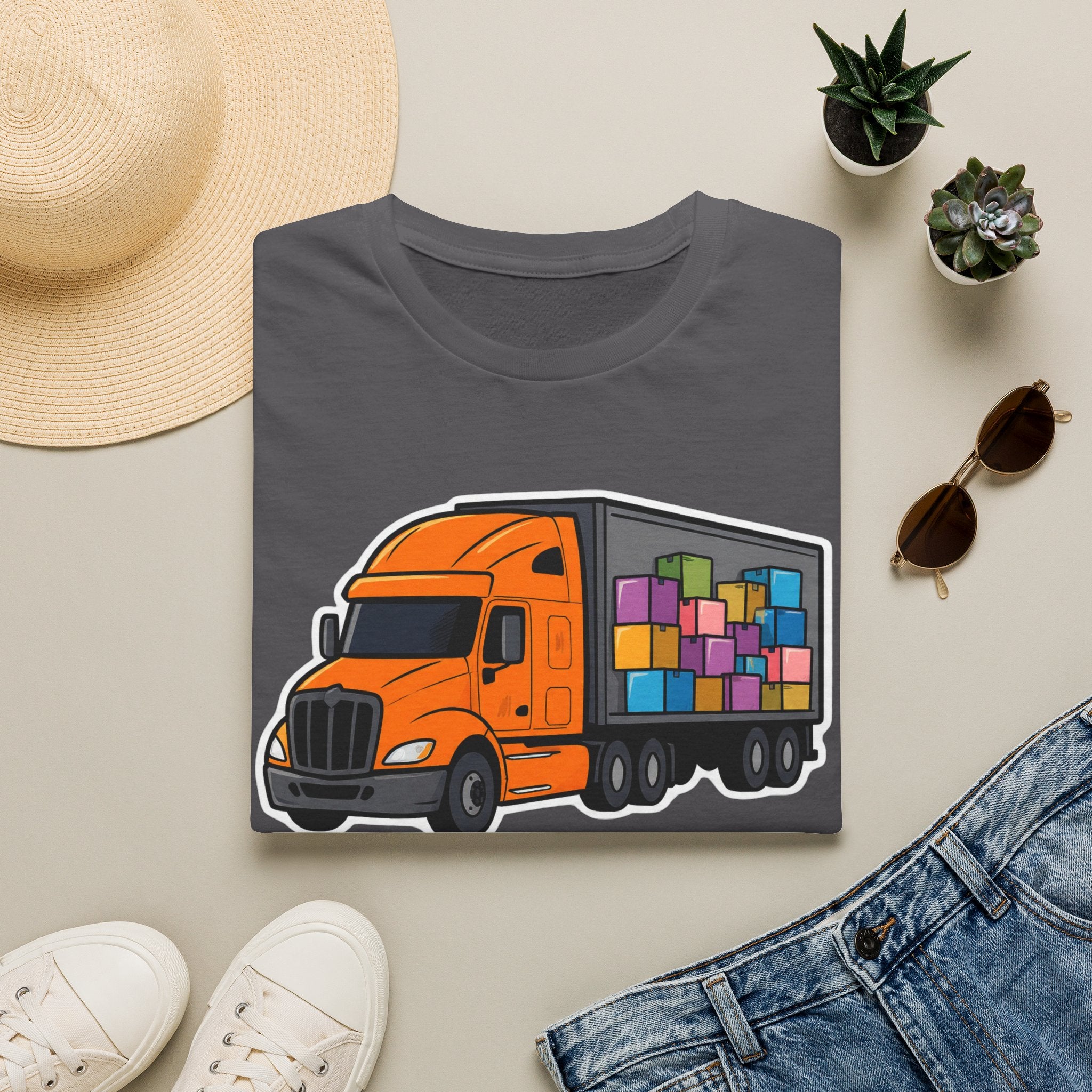 We Are The Reason You Have Stuff  | Trucker T-shirt