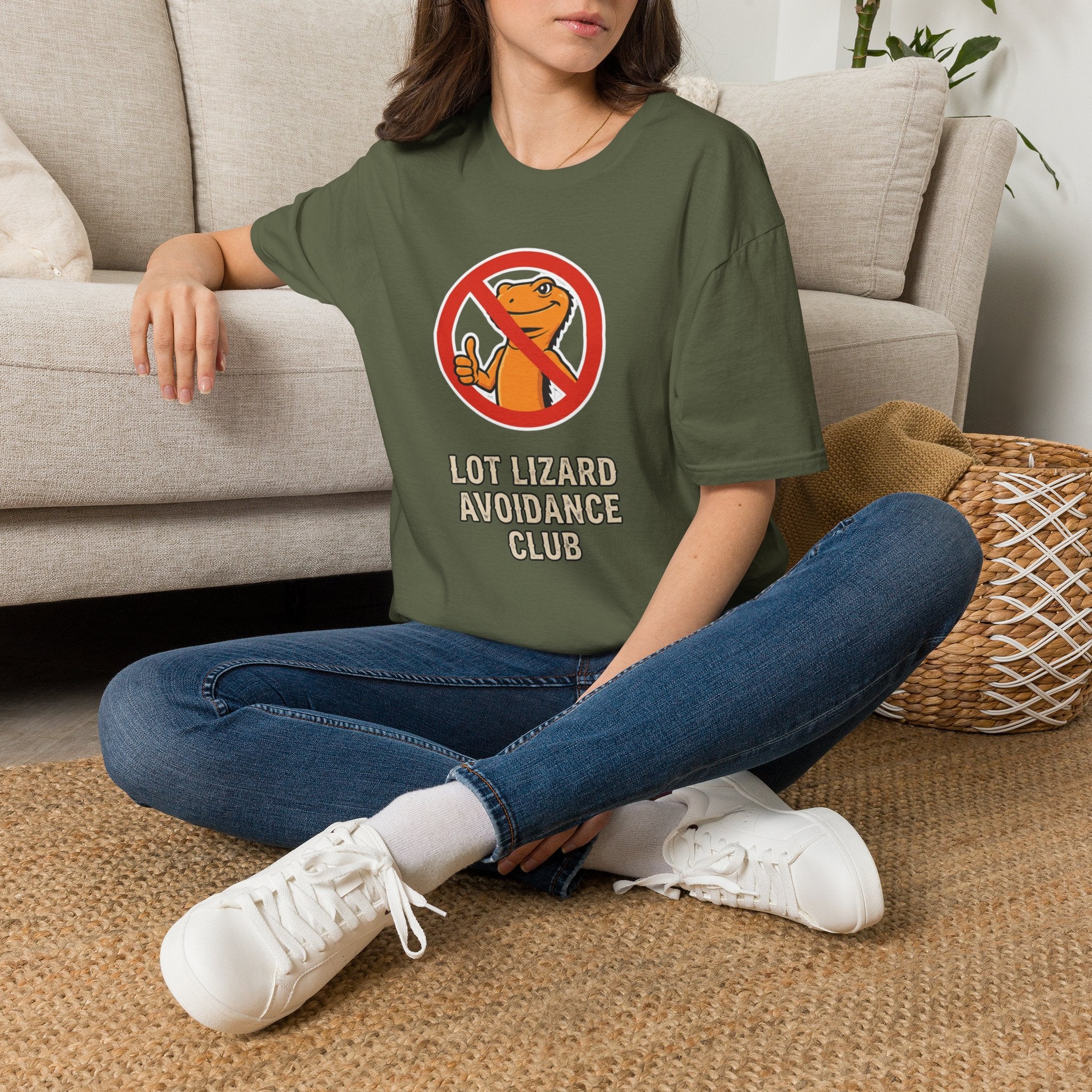 Lot Lizard Avoidance Club | Trucker T-shirt