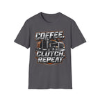 Coffee Clutch Repreat # 1 | Trucker T-shirt