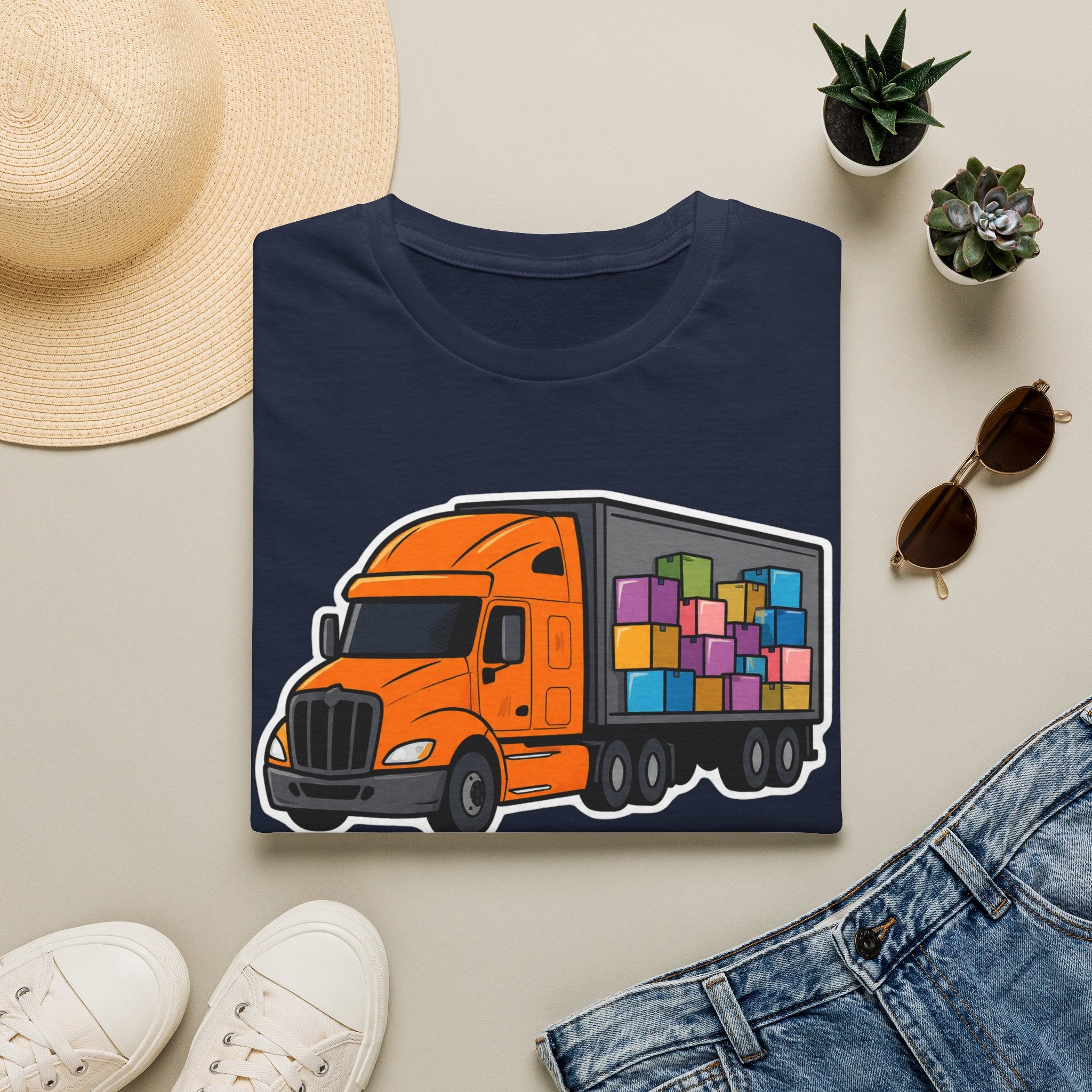 We Are The Reason You Have Stuff  | Trucker T-shirt