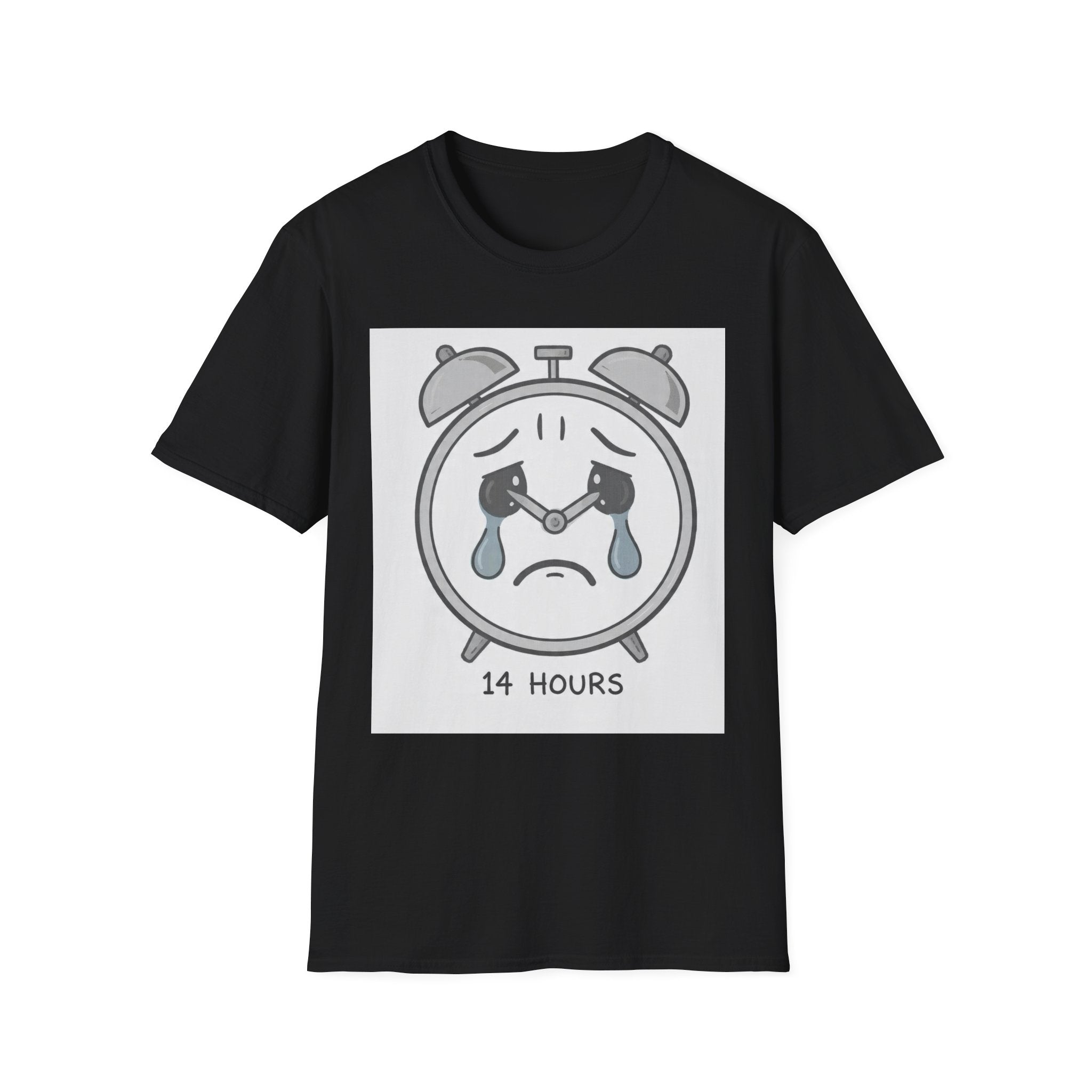 14 Hours - Crying Clock| Trucker T-shirt