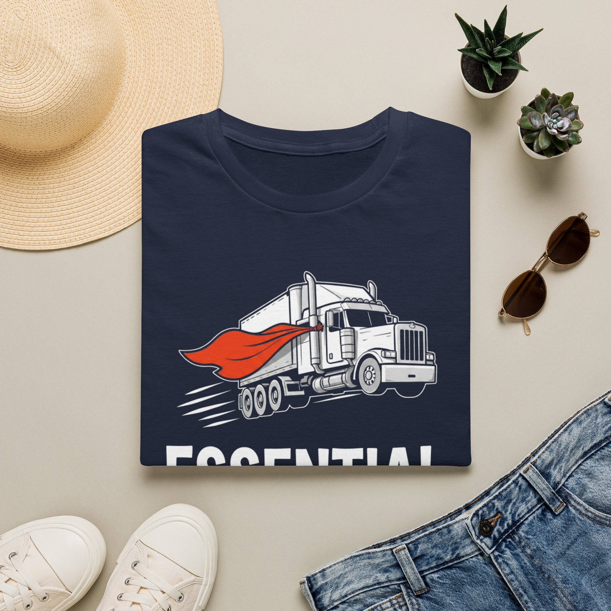 Essential Not Optional | Trucker T-shirt