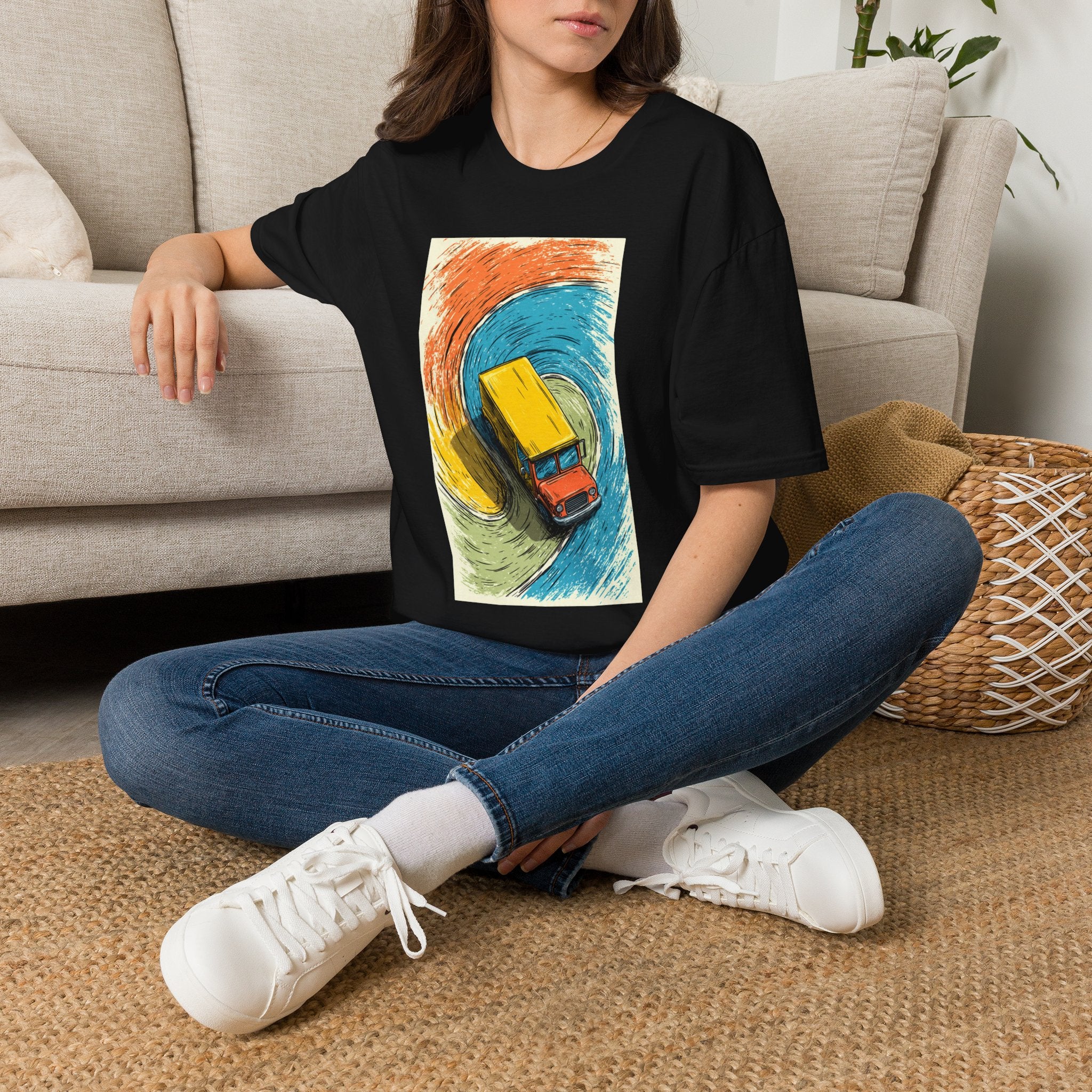 U-Turn Truck | Trucker T-shirt