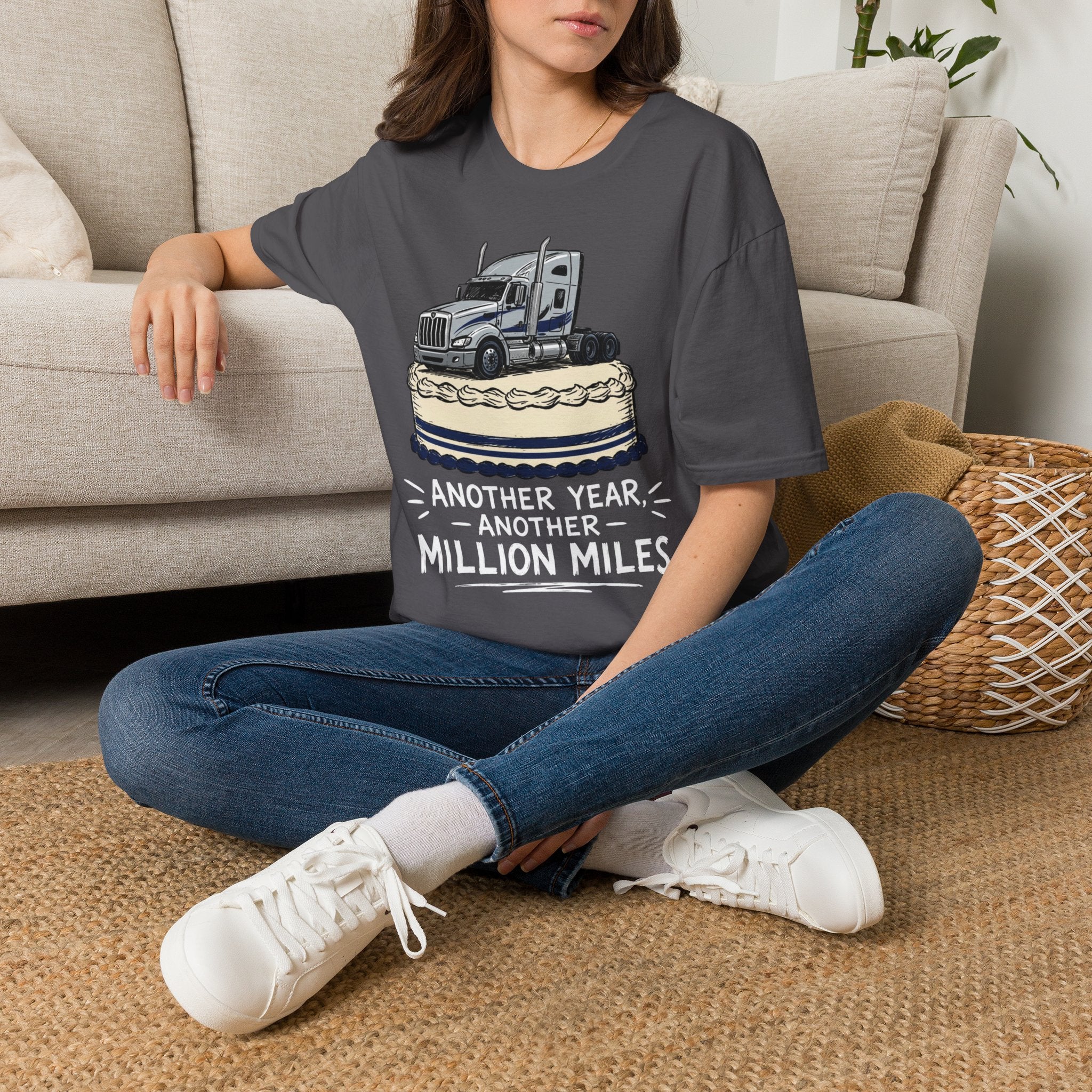 Another Year Another Million Miles | Trucker T-shirt