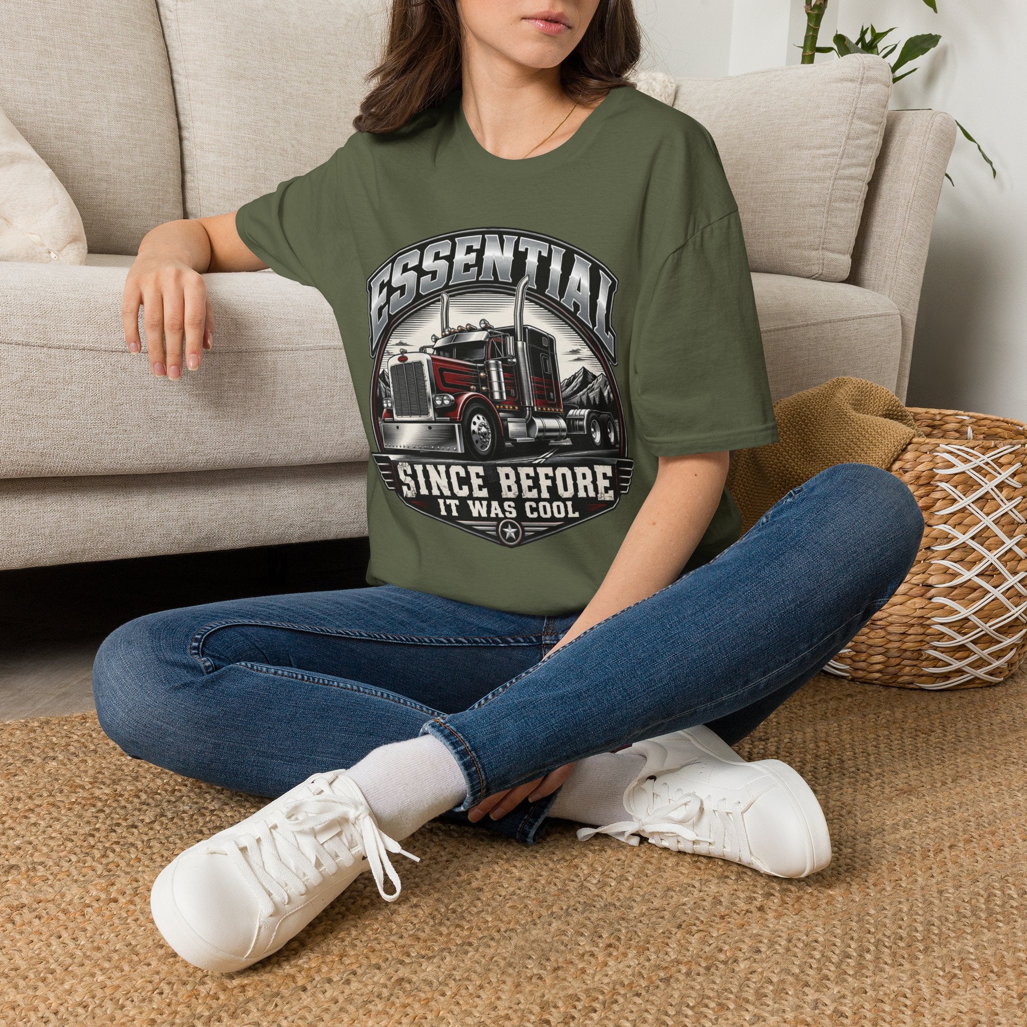 Essential Since Before It Was Cool | Trucker T-shirt