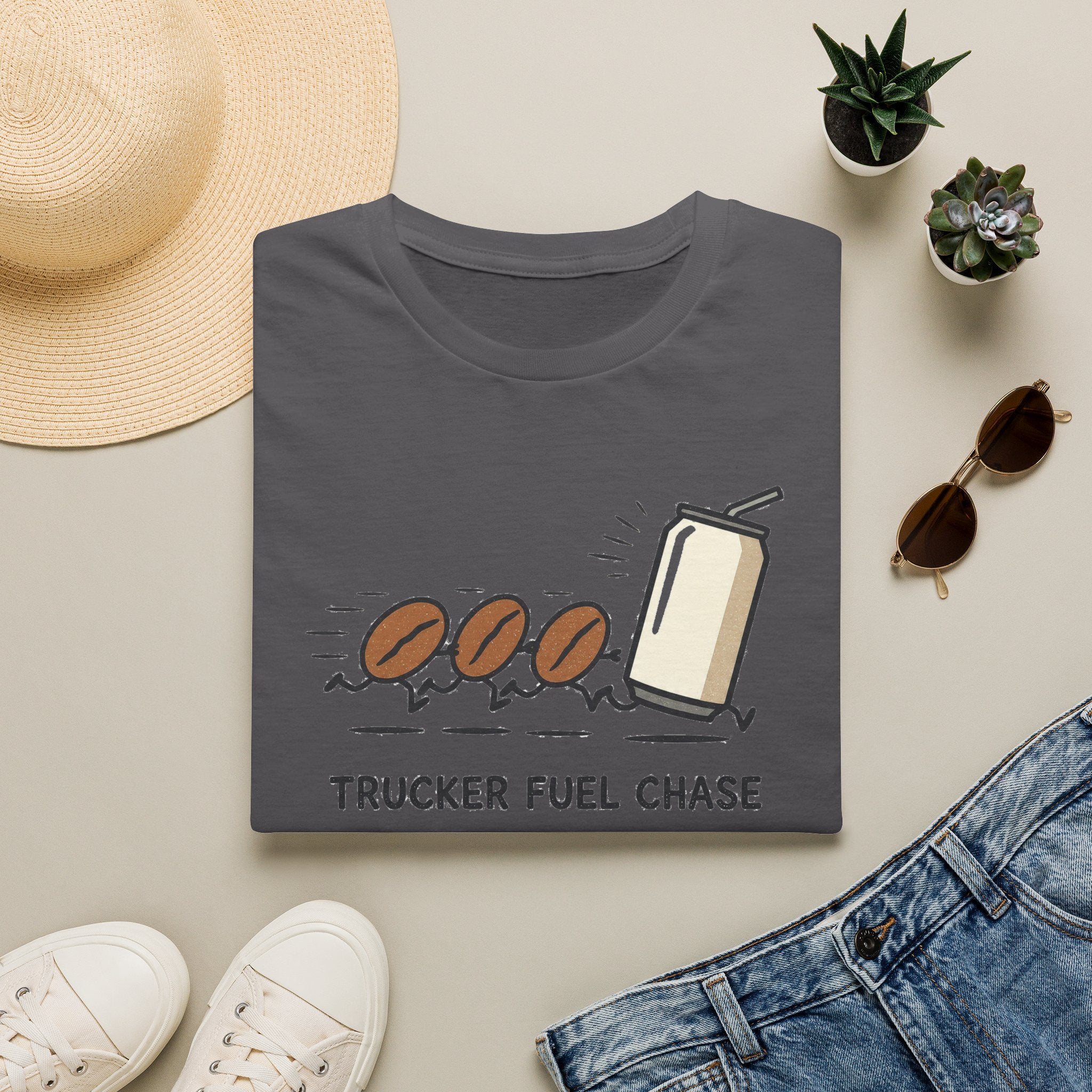 Coffee Bean Chasing - T-Shirt