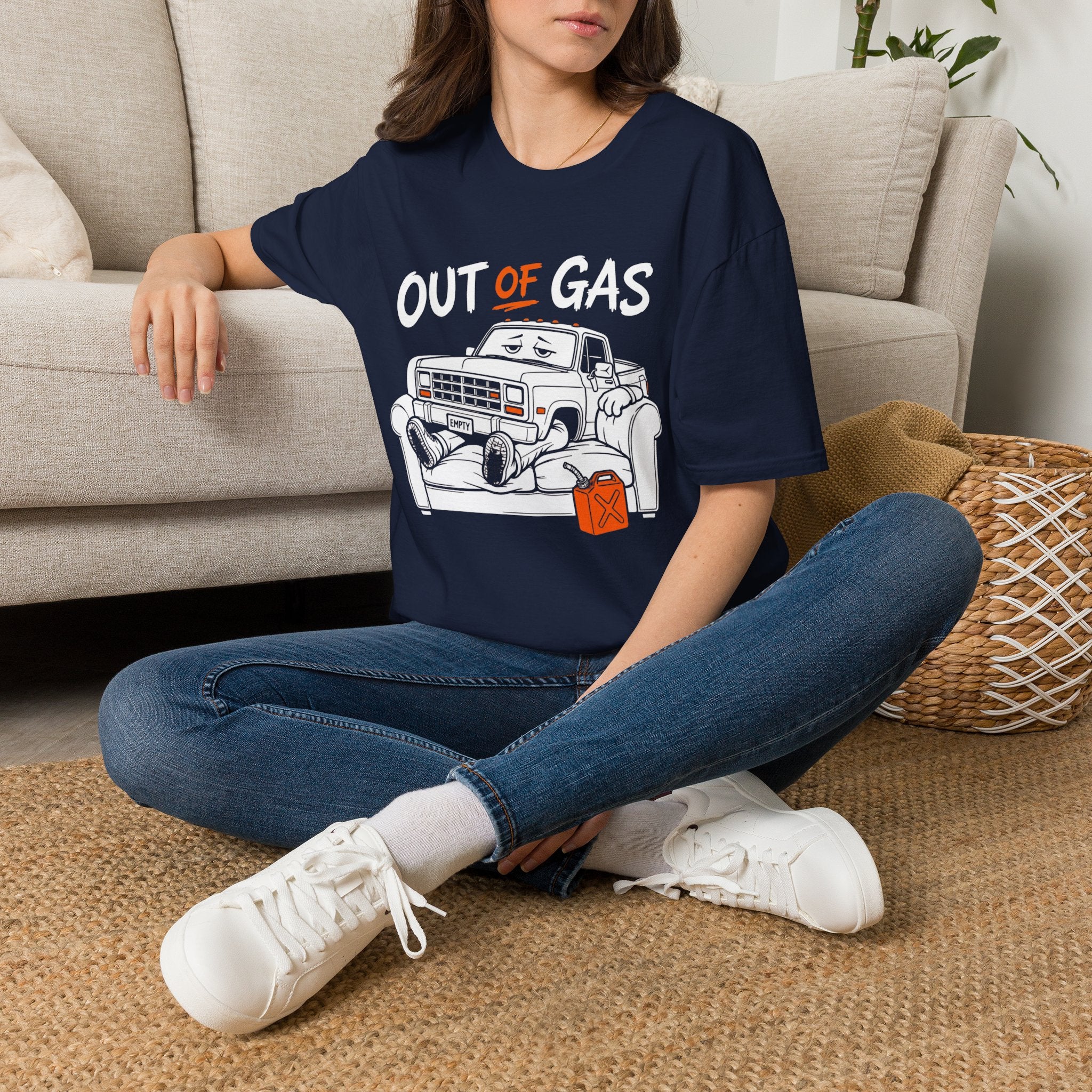 Out Of Gas | Trucker T-shirt