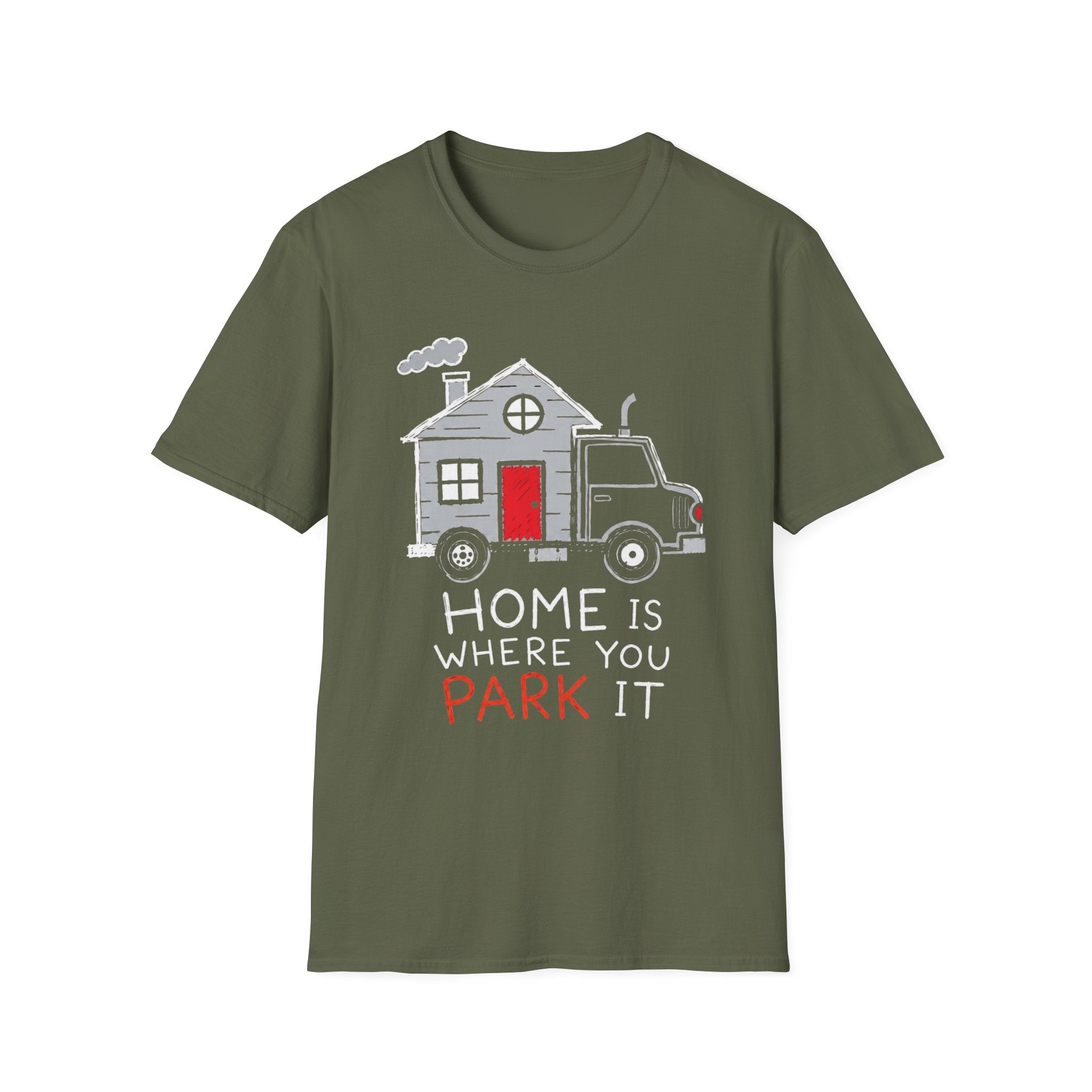 Home Is Where You Park It | Trucker T-shirt