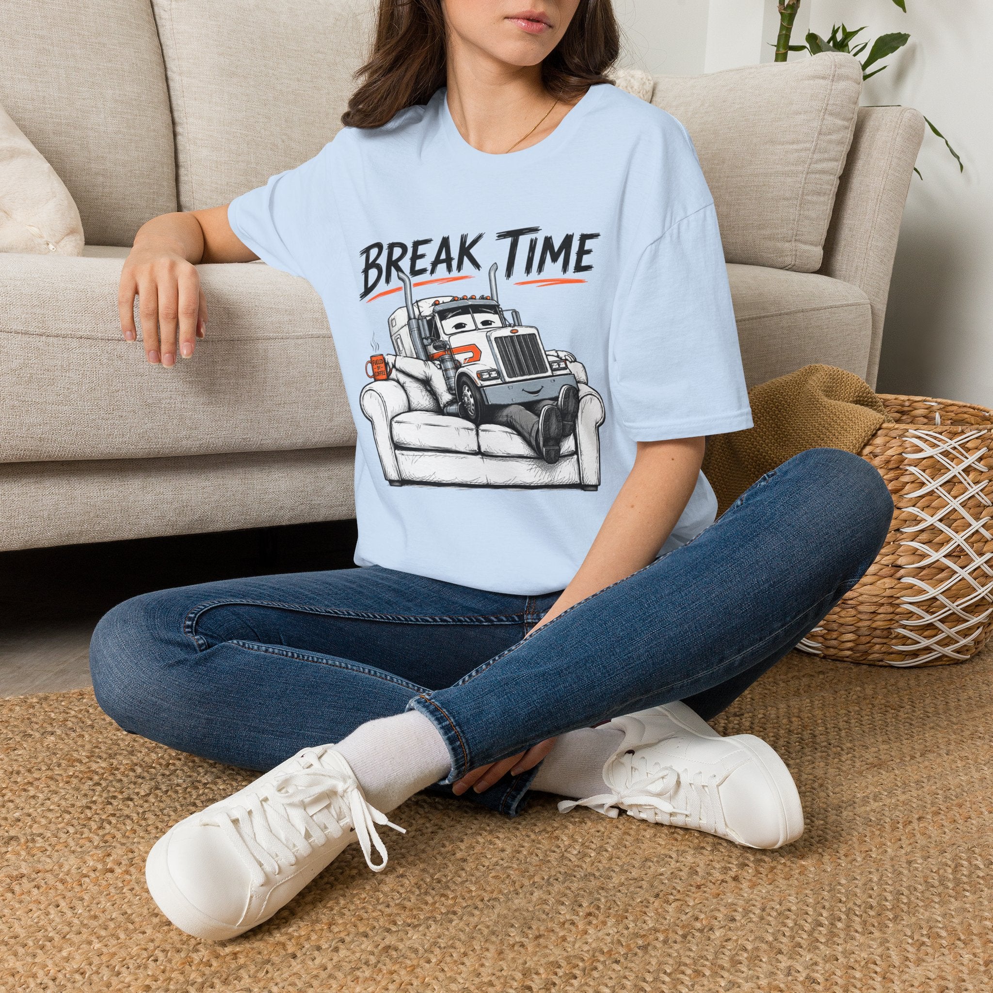 Break Time For Trucker - T-Shirt