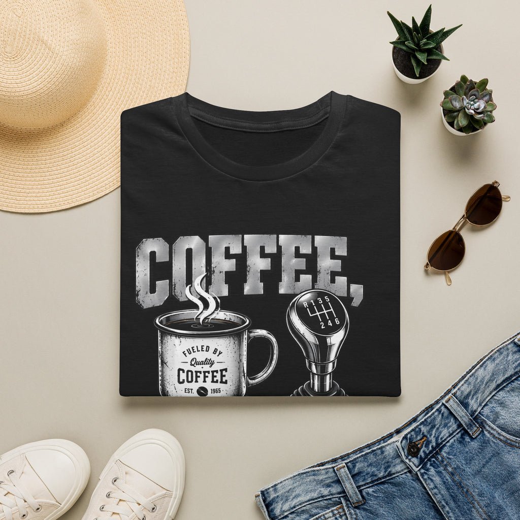 Coffee Clutch Repeat   - Image and Text T-Shirt