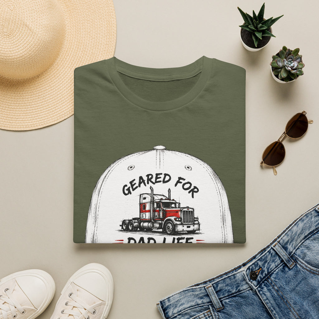 Geared For Dad Life l | Trucker T-shirt