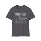 Running On Caffeine And Deadlines | Trucker T-shirt