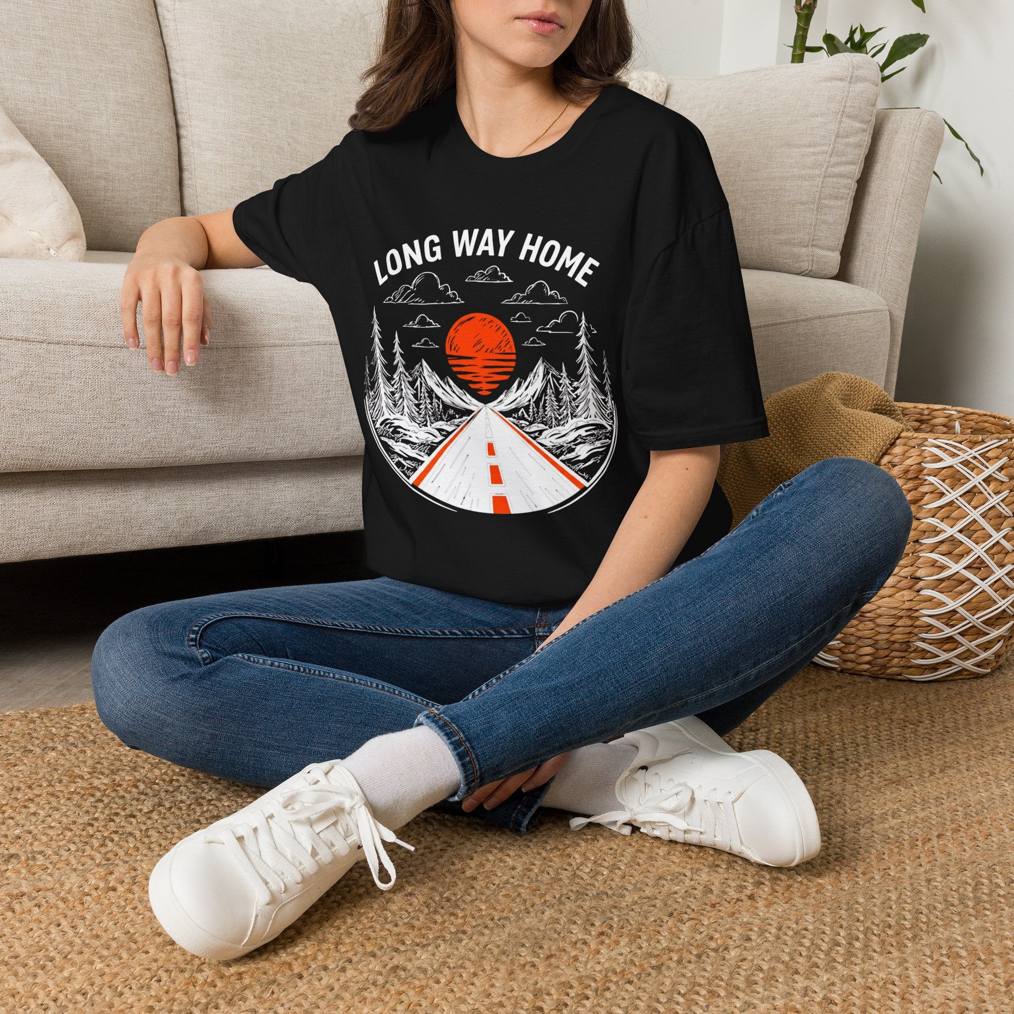 Long Way Home | Trucker T-shirt