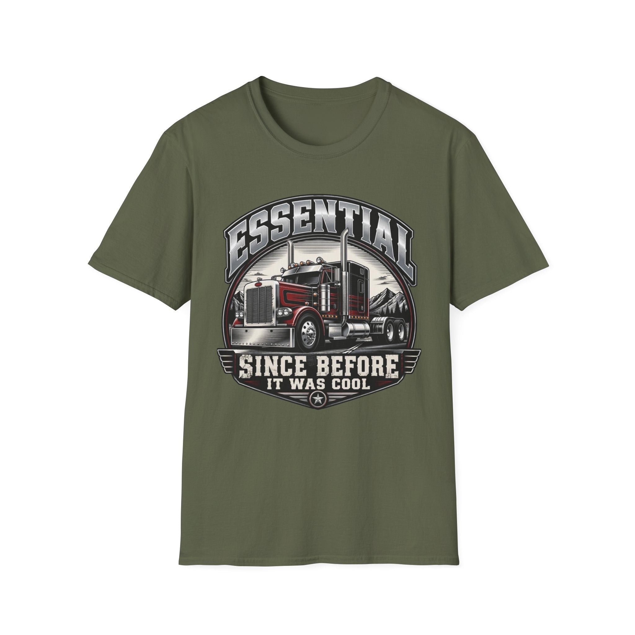 Essential Since Before It Was Cool | Trucker T-shirt