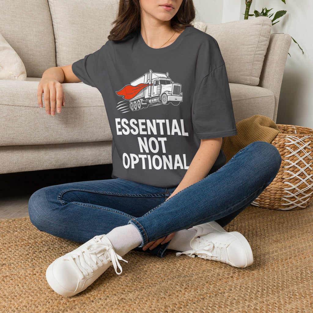 Essential Not Optional | Trucker T-shirt