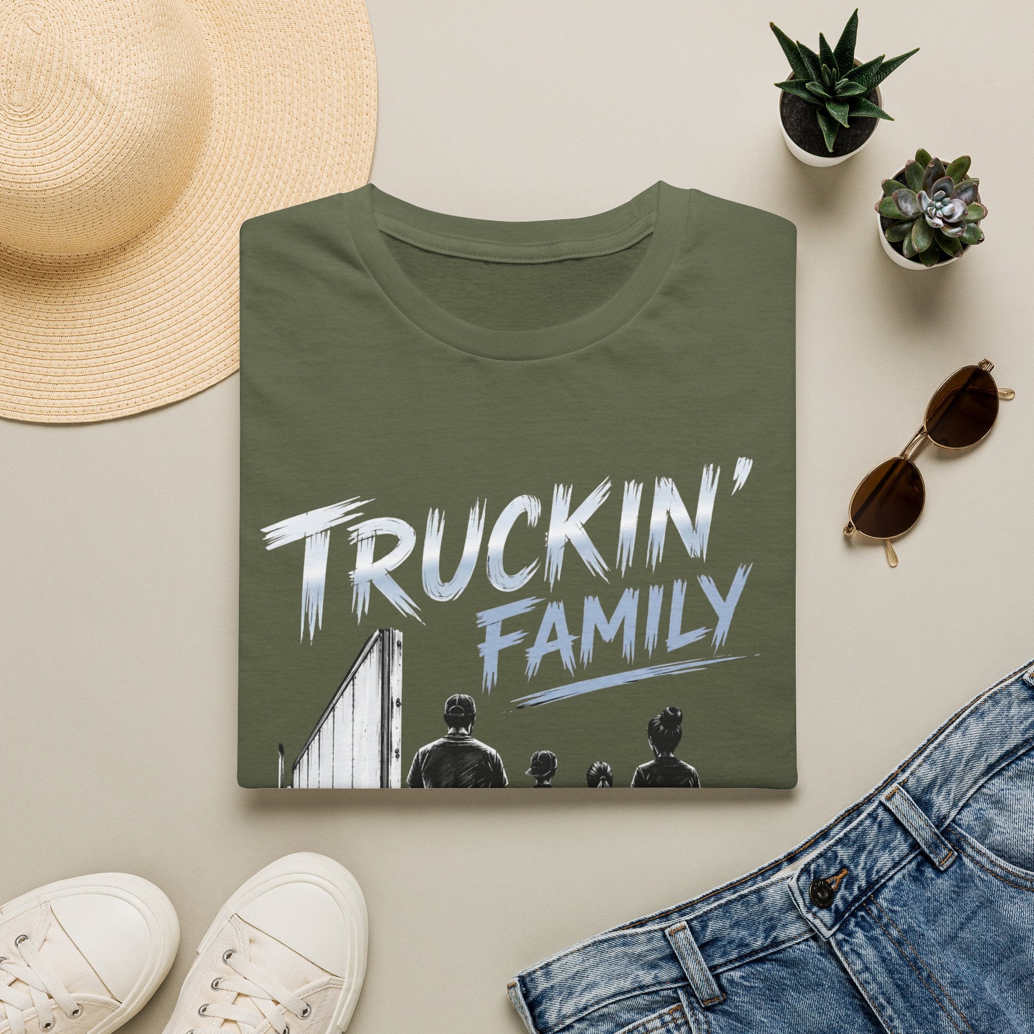 Trucking Family | Trucker T-shirt