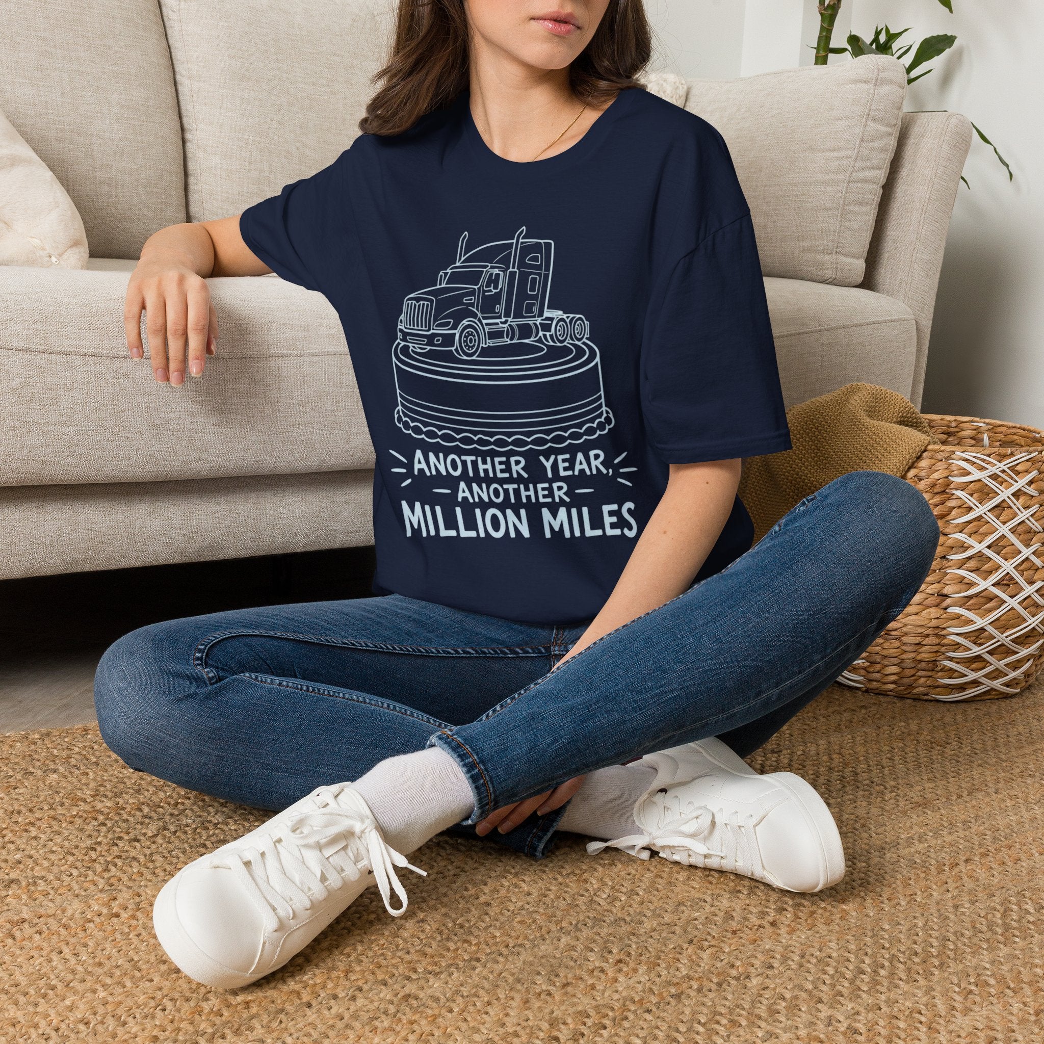 Another Year Another Million Miles | Trucker T-shirt