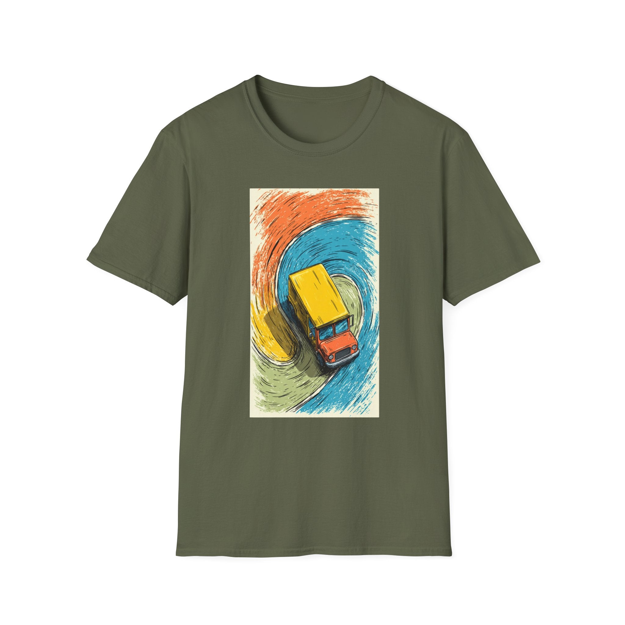 U-Turn Truck | Trucker T-shirt