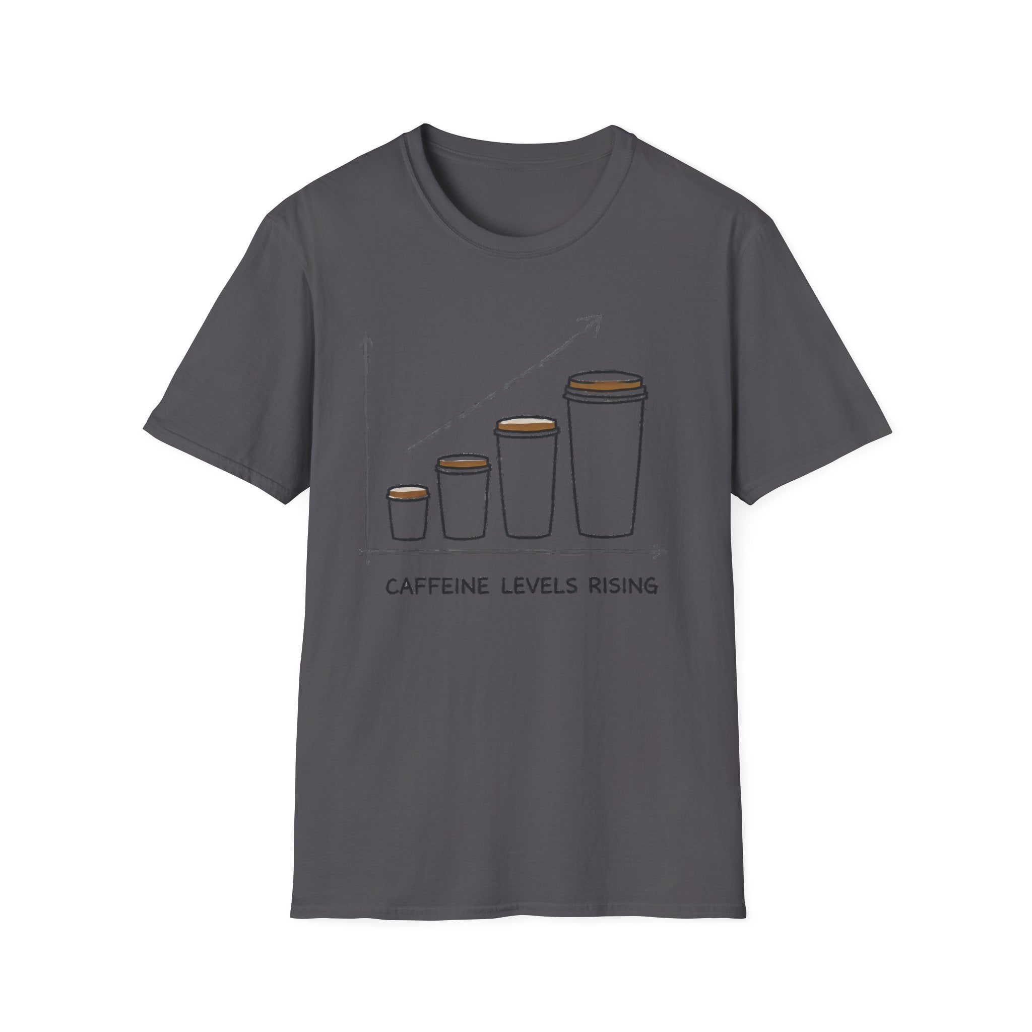 Coffee Level Rising  - T-Shirt