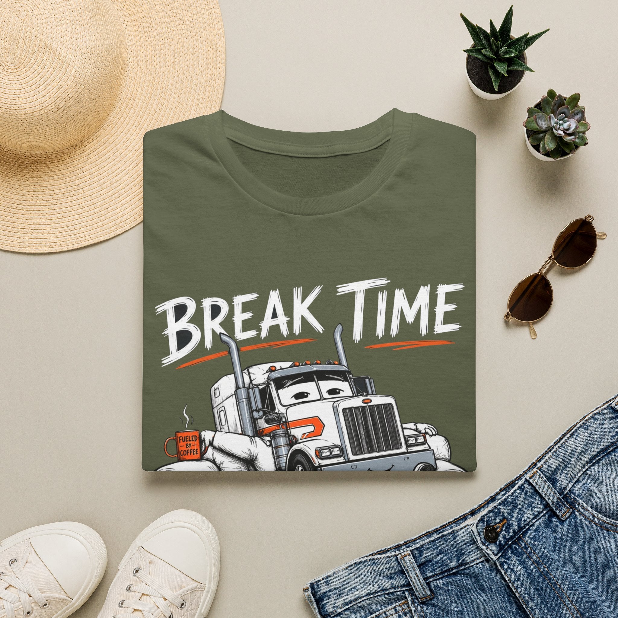 Break Time | Trucker T-shirt