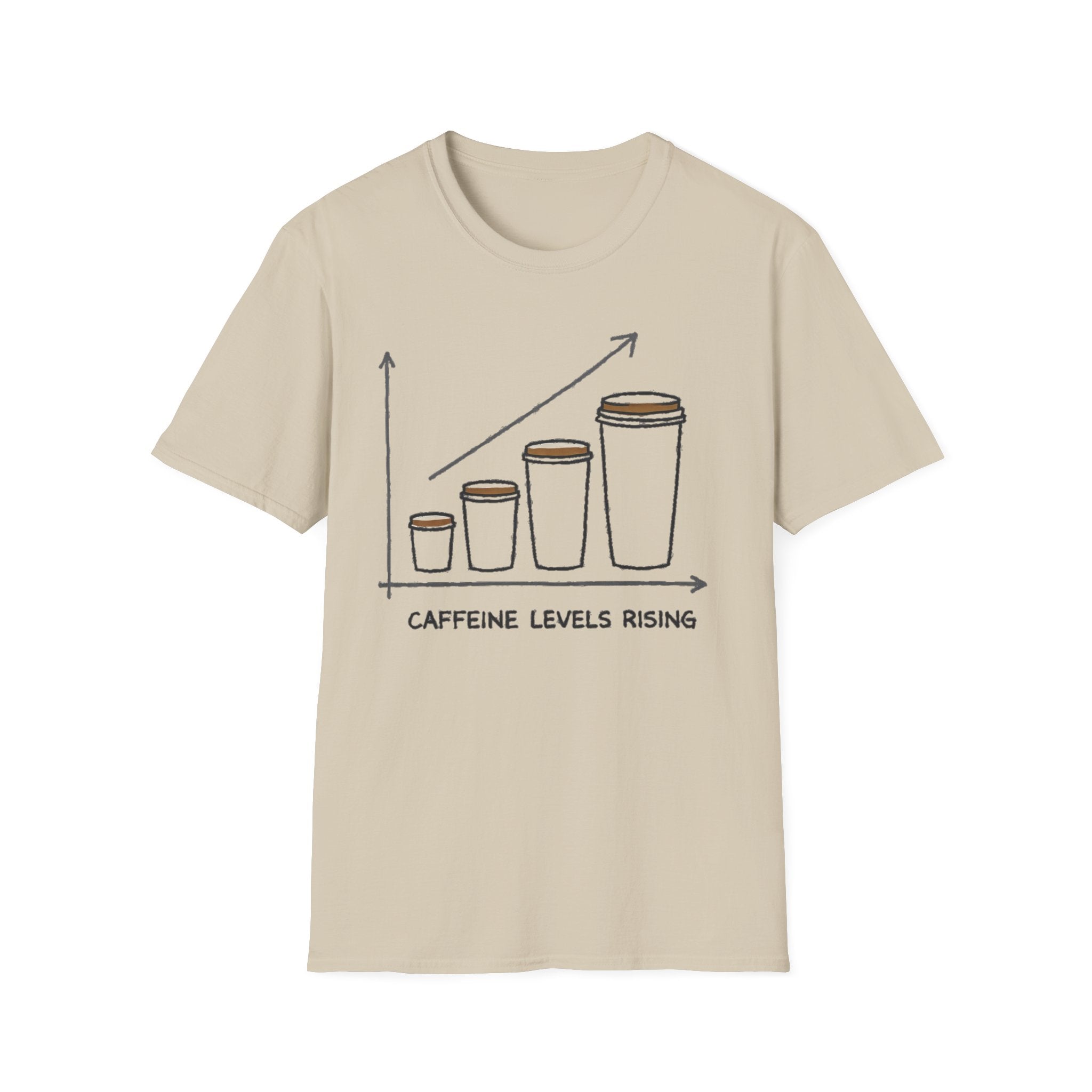 Coffee Level Rising  - T-Shirt