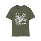 Heart Of The Highway | Trucker T-shirt