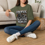 Coffee Clutch Repreat # 1 | Trucker T-shirt