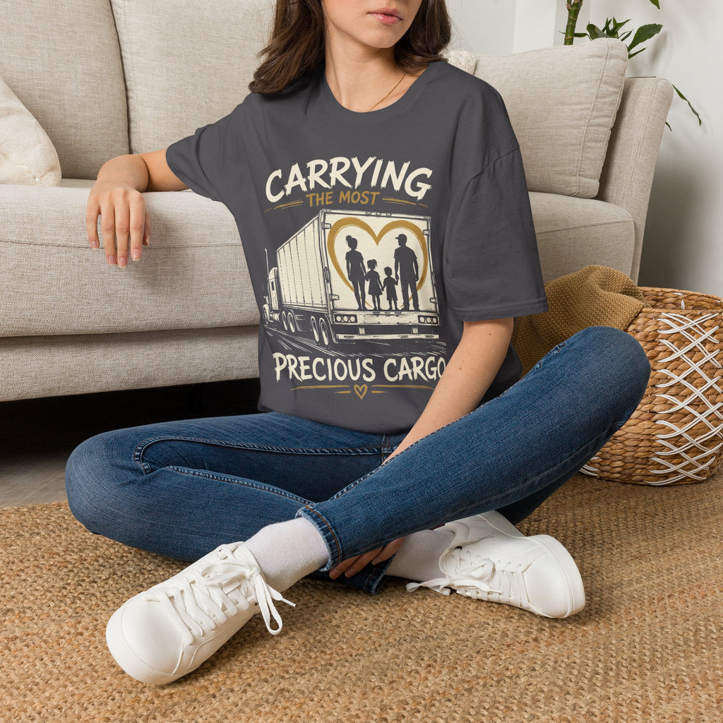 Carrying The Most Precious Cargo | Trucker T-shirt