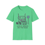 Trucker T-Shirt — 'Lunch Break on the Road' Route 63 Graphic Tee