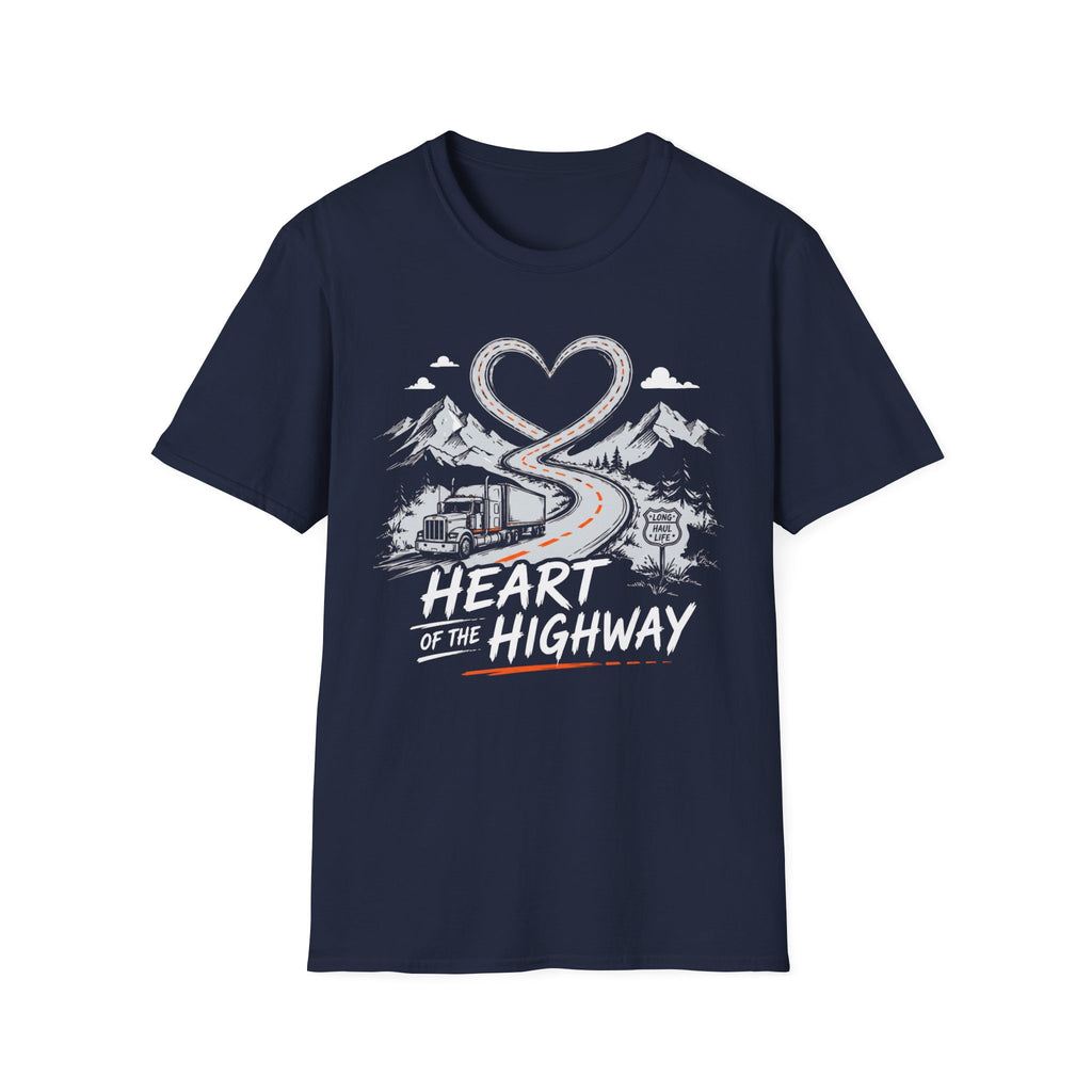 Heart Of The Highway | Trucker T-shirt