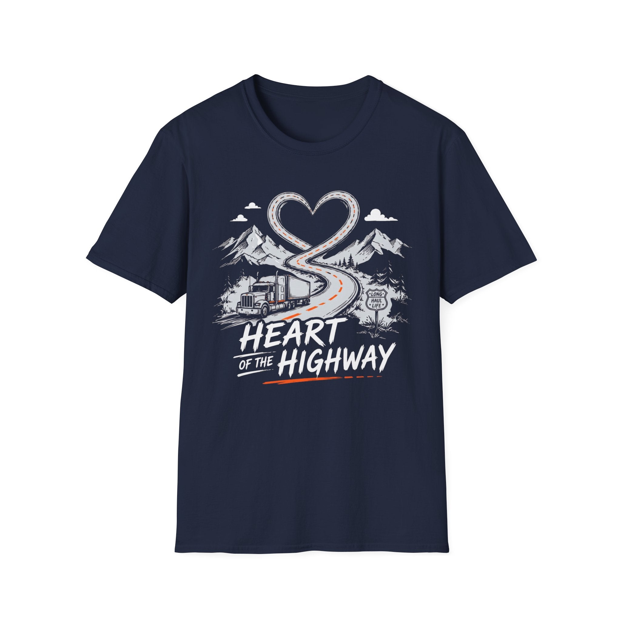 Heart Of The Highway | Trucker T-shirt