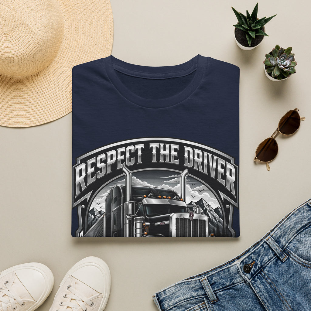 Respect The Driver  - Image and Text T-Shirt
