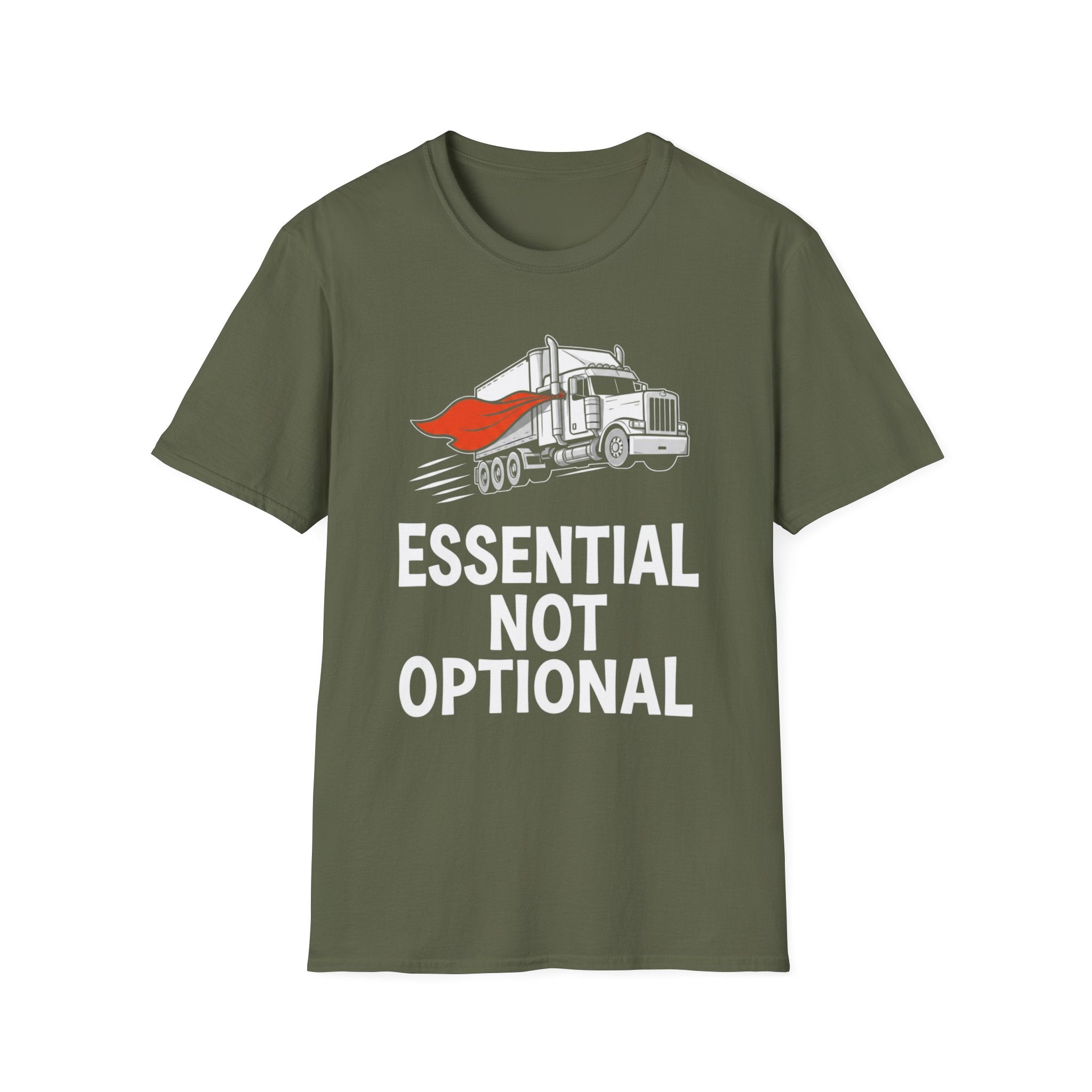 Essential Not Optional | Trucker T-shirt