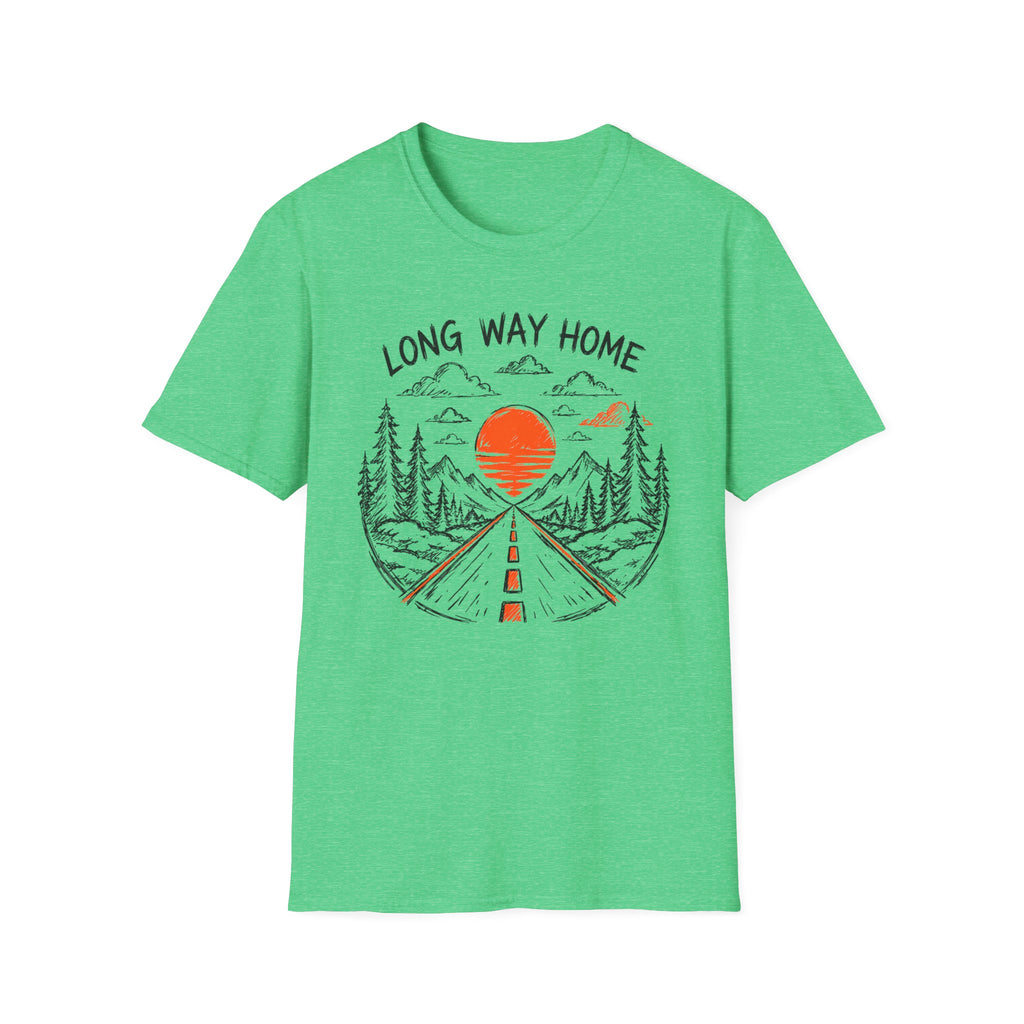 Long Way Home T-Shirt — 'Lunch Break on the Road' Route 63 Graphic Tee