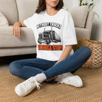 Without Trucks America Stops - Image and Text T-Shirt