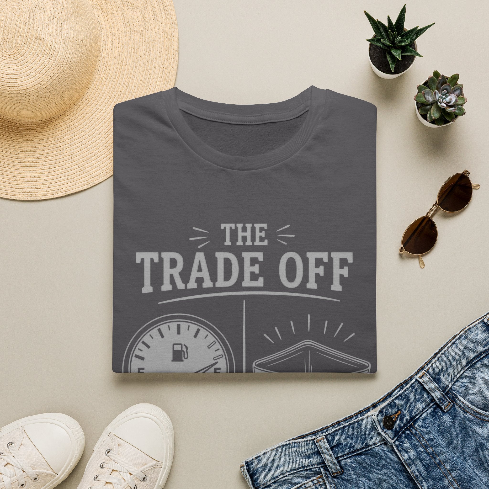 The Trade Off - Full Tank Empty Wallet | Trucker T-shirt