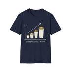 Caffeine Leve Rising | Trucker T-shirt