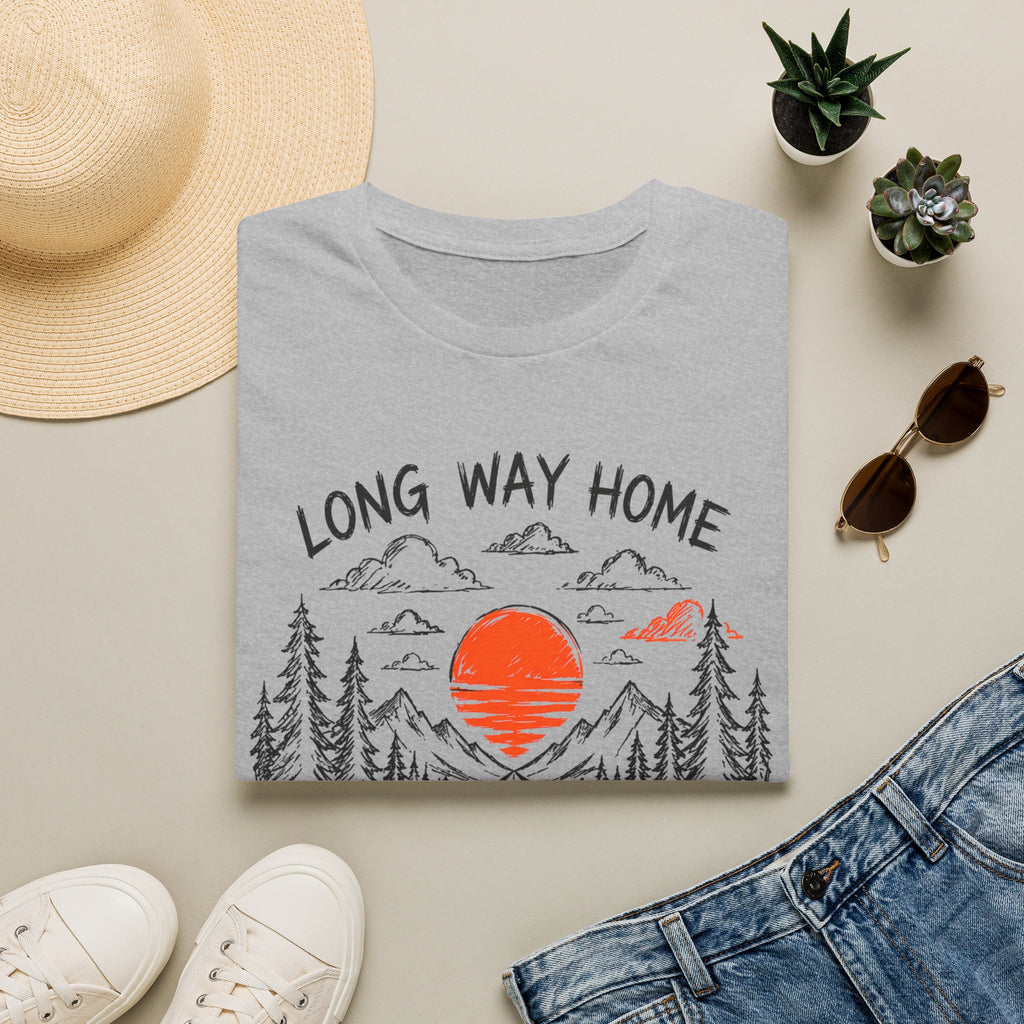 Long Way Home T-Shirt — 'Lunch Break on the Road' Route 63 Graphic Tee