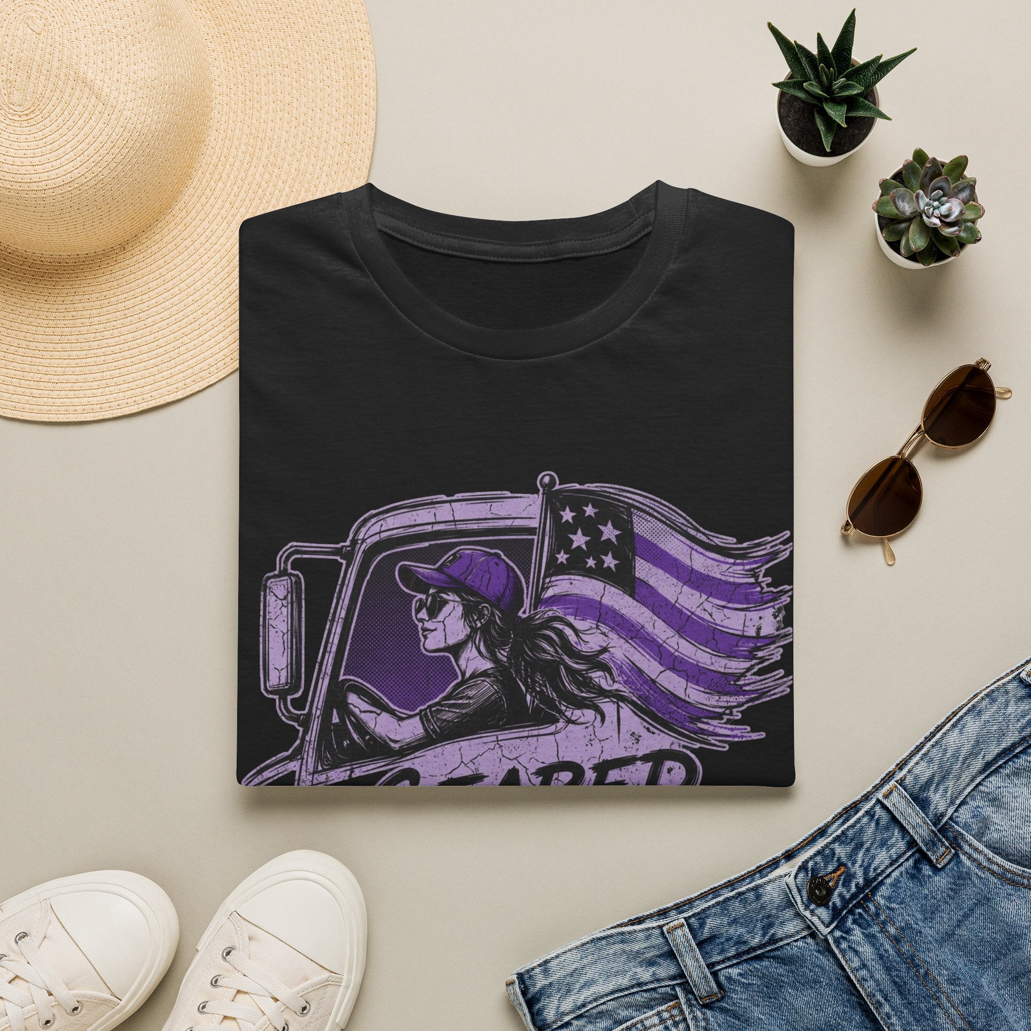 Geared For Glory - Femal Trucker | Trucker T-shirt