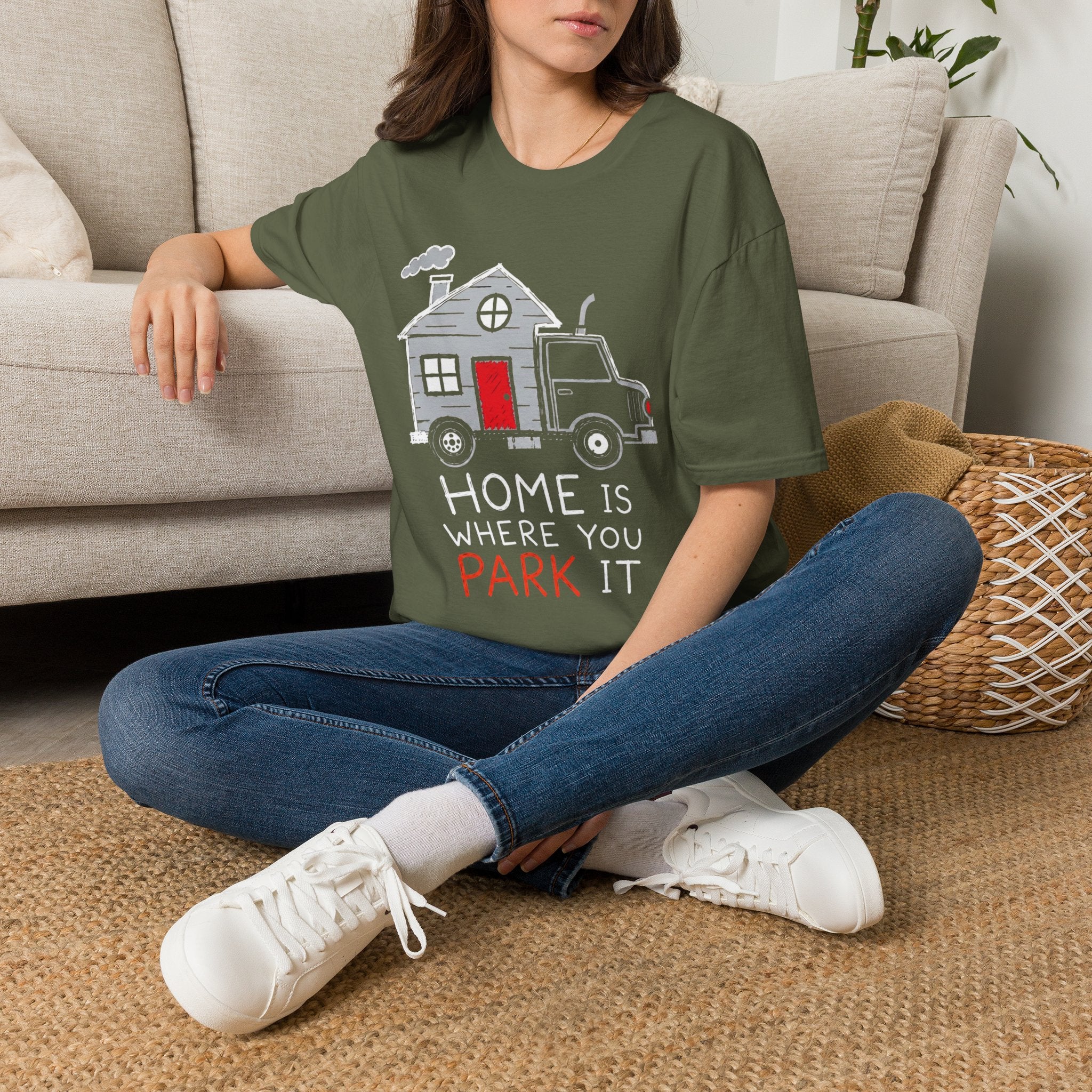 Home Is Where You Park It | Trucker T-shirt