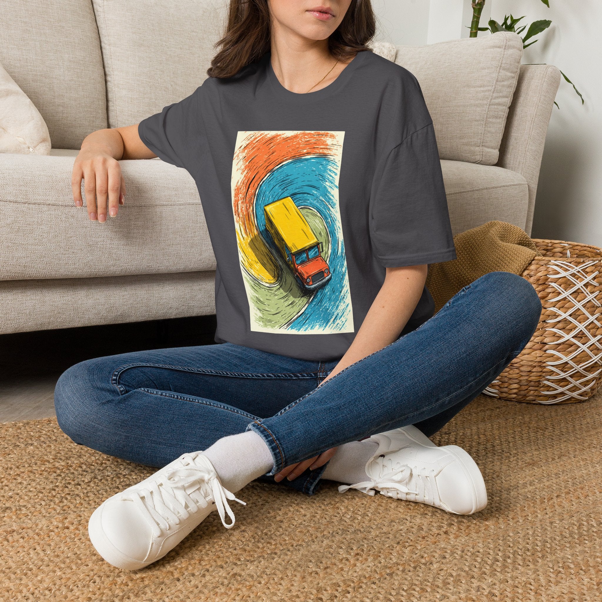 U-Turn Truck | Trucker T-shirt