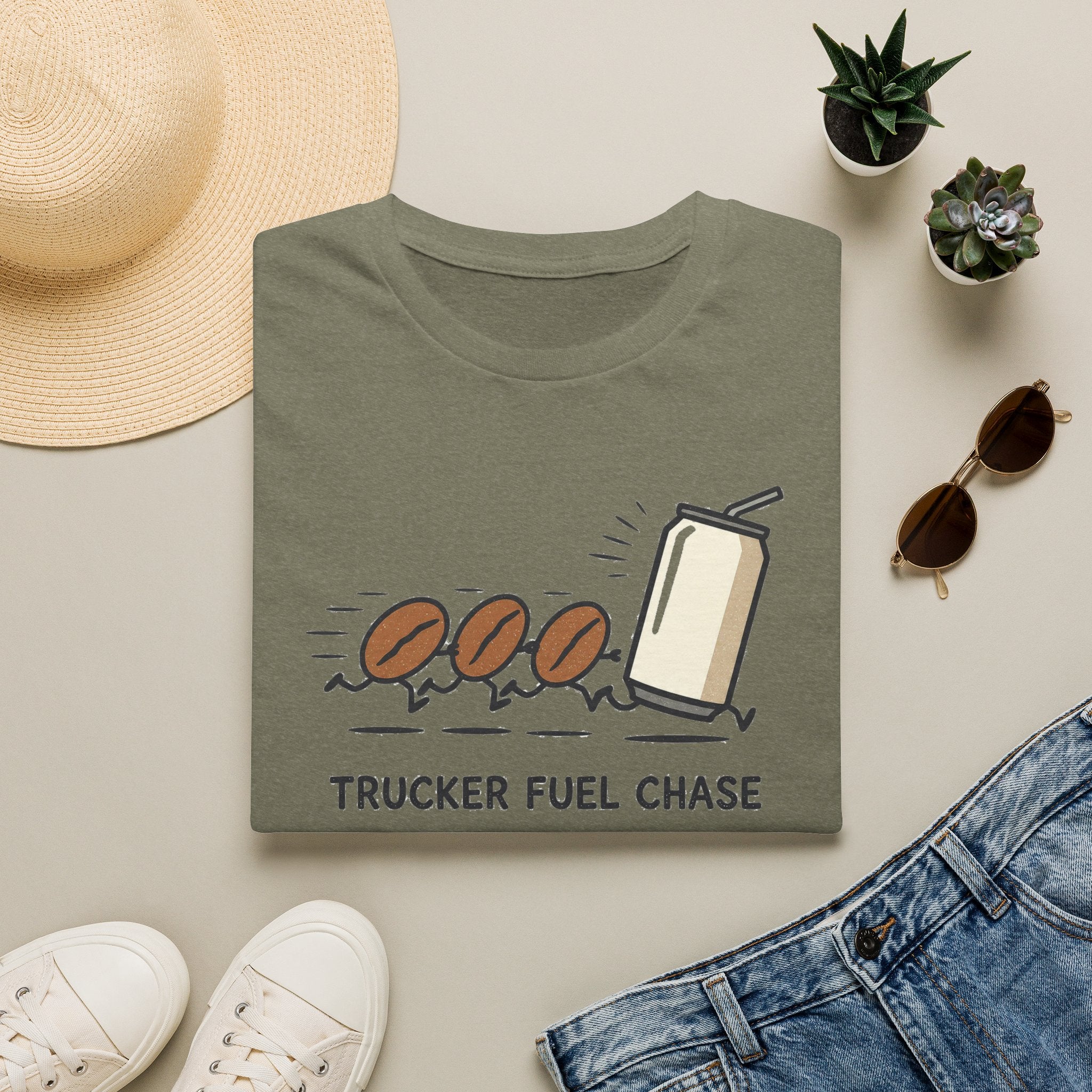 Coffee Bean Chasing - T-Shirt
