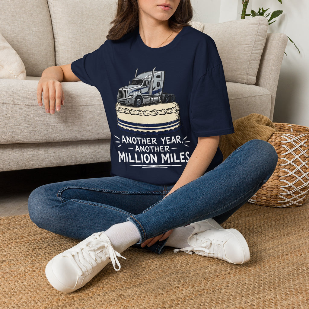Another Year Another Million Miles | Trucker T-shirt