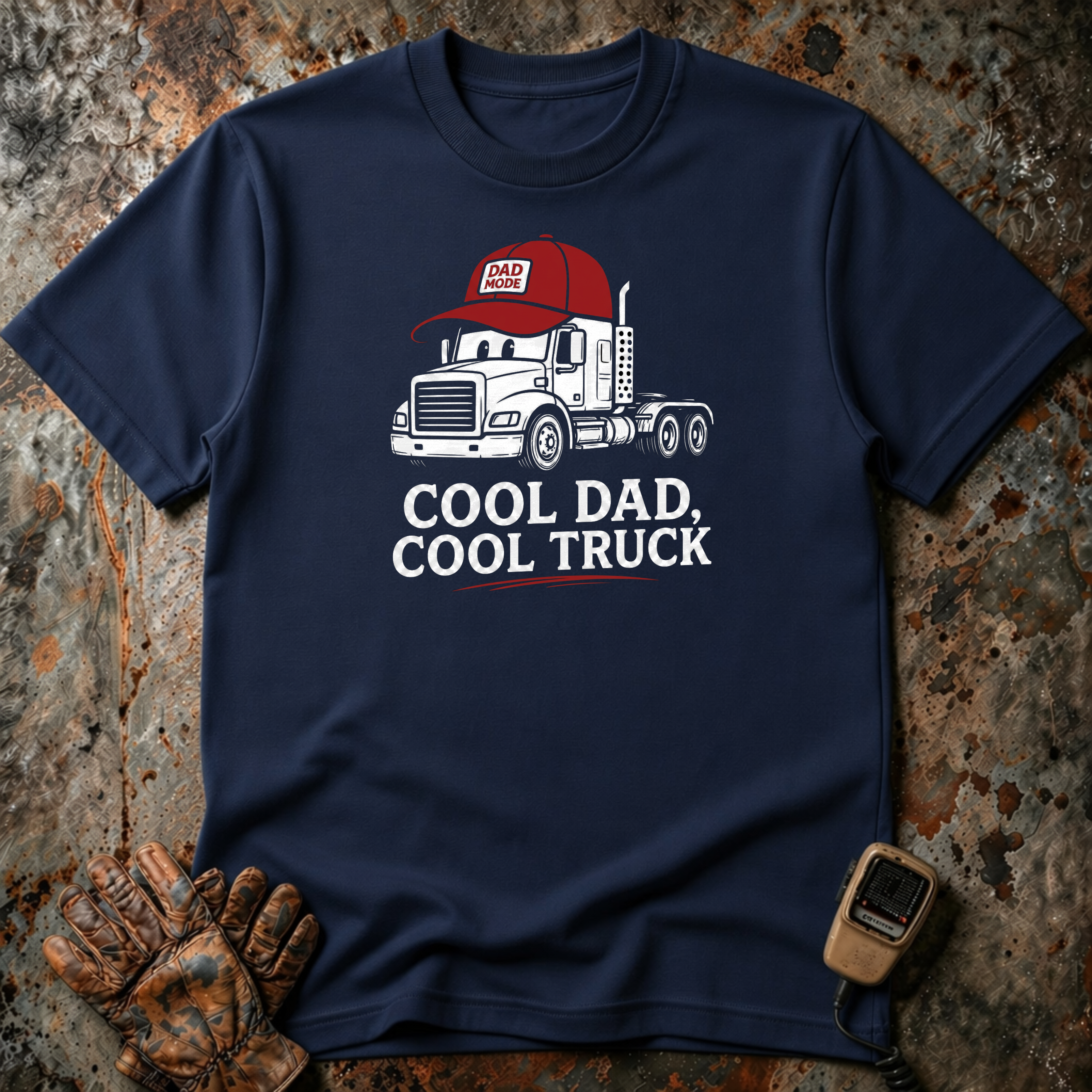 Cool Dad Cool Truck | Trucker T-shirt