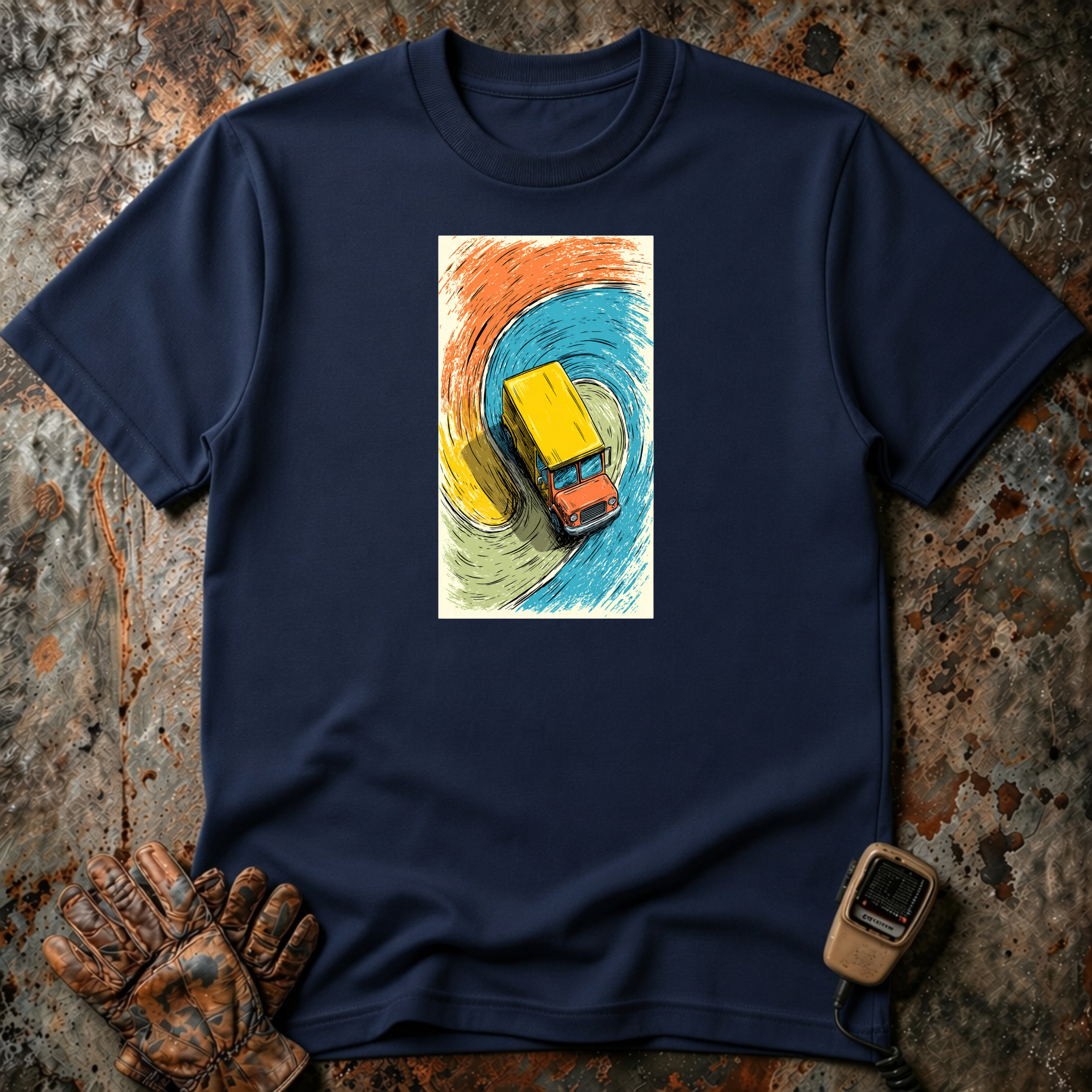 U-Turn Truck | Trucker T-shirt