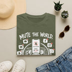 Mute The World Drive The Truck | Trucker T-shirt