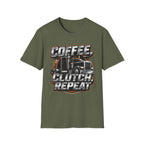 Coffee Clutch Repreat # 1 | Trucker T-shirt