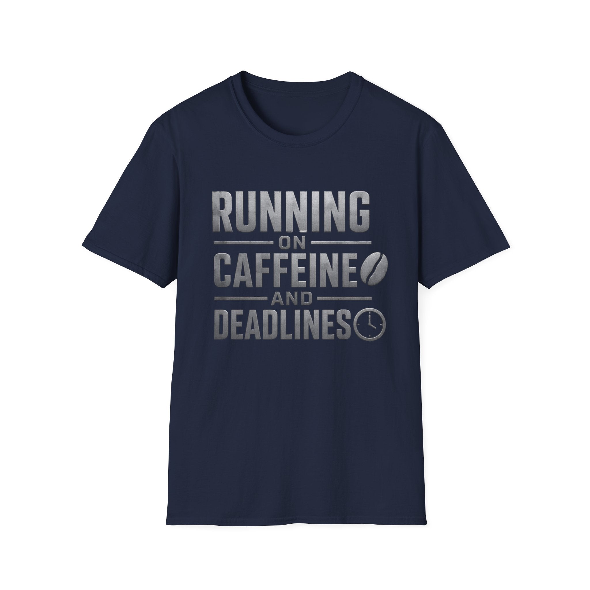 Running On Caffeine And Deadlines | Trucker T-shirt