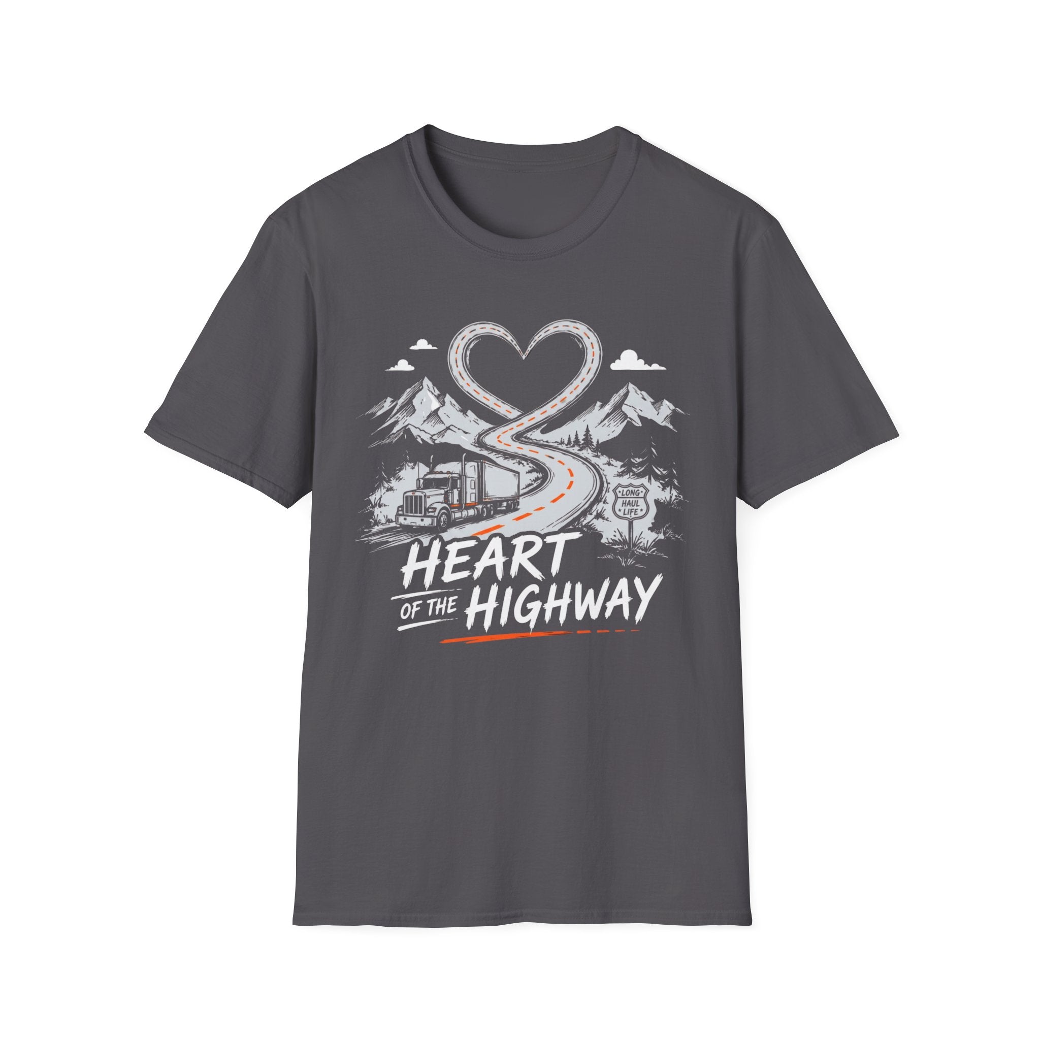 Heart Of The Highway | Trucker T-shirt